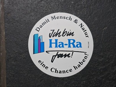 Vintage Ha-Ra Aufkleber Werbung Haushalt Reinigungsprodukte 90er Sticker 