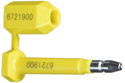 ZWL 100 pcs Bolt Seal Shipping Seal with Print Progressive Numbering for Carg...