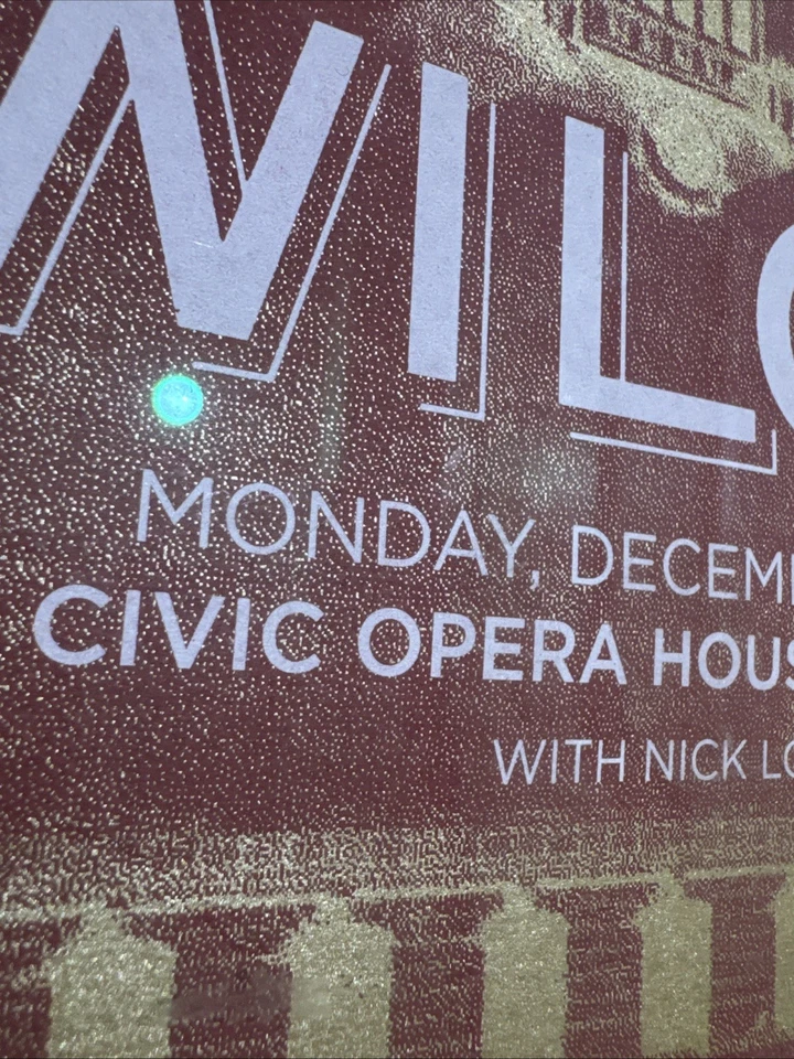 Póster Wilco - Chicago - 12/12/11 - Civic Opera House - Raro/Agotado Foto 2 de 2