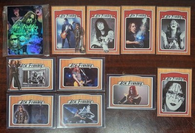 Custom Ace Frehley 10 Trading Card Set Frehleys Comet Kiss New York Groove