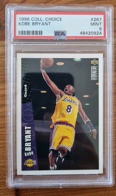 1996 Upper Deck Collectors Choice Kobe Bryant RC #267 PSA 9
