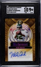 2024 Panini Gold Standard Alchemist White Auto /49 Mike Quick SGC 9 / 10 Auto