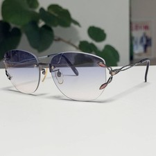 VALENTINO GARAVANI Two Point Rimless Sunglasses for Men and Women