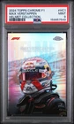 2024 TOPPS CHROME FORMULA 1 HELMET COLLECTION #HC1 MAX VERSTAPPEN PSA 9