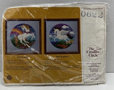 The Creative Circle Crewel Embroidery Kit. #0622 Unicorn.  Sealed