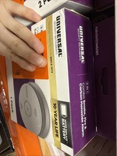 USI 10-Year Battery 3-in-1 Smoke Fire and Carbon Monoxide Detector w/Voice Alarm