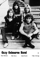 Ozzy Osbourne Band - Promo Photo 1981 - Diary...