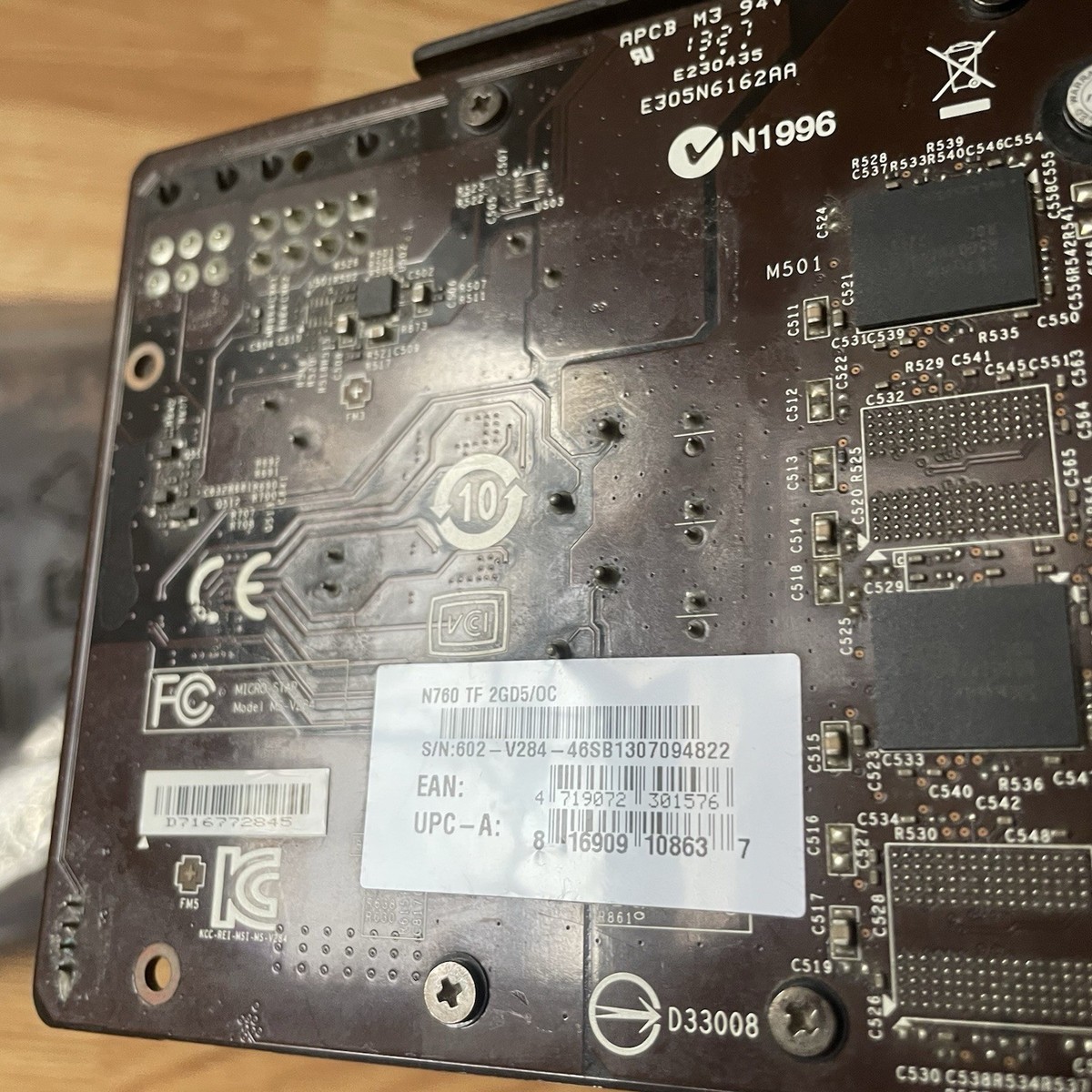 MSI GeForce GTX 760 2gb Twin Frozr Gaming Gddr5 Video Graphics