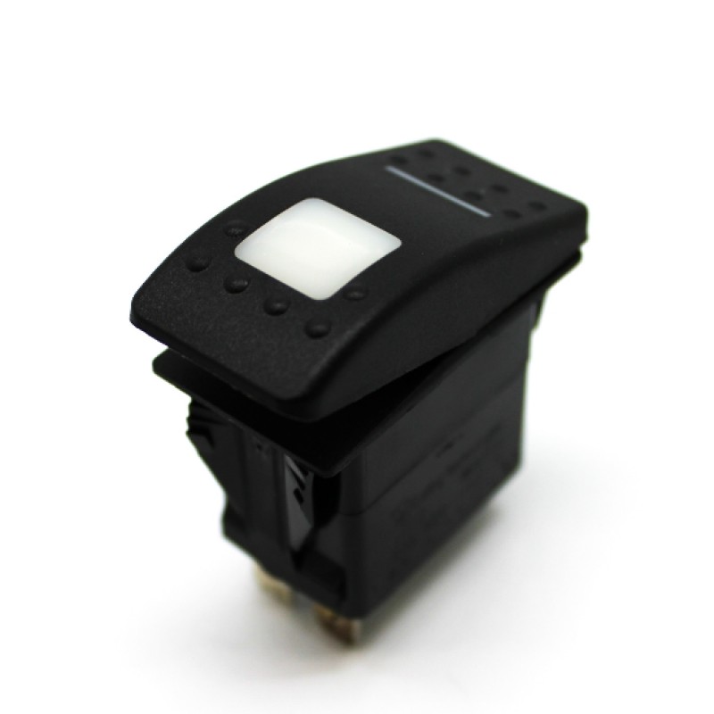 Carling Tech. Momentary (On)-None-Off SPST Rocker Switch