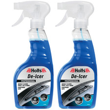 2 x Holts De-Icer Spray Melts Windscreen Ice Frost Winter Deicer 500ml