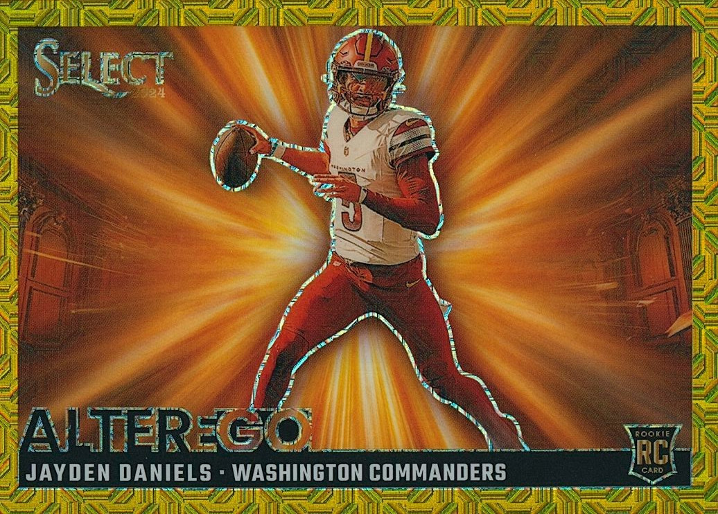 2024 Select Jayden Daniels Alter Ego Gold #4/10 SSP CASE HIT Commanders ROOKIE