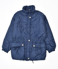 DIK Damen Windbreaker Jacke UK 10 Small Navy Blau Vintage KX05