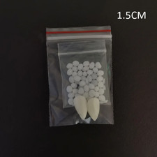 1 Pair Vampire Teeth Fangs Dentures Props Halloween Costume Props False Teeth So