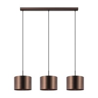 Eglo Lighting Saganto Suspended Bar 3 Light Ceiling Lamp in Bronze