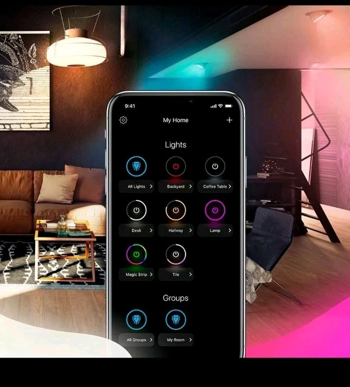 LIFX 1100-Lumen 11W Dimmable BR30 LED Multicolor Light Bulb 75W Equivalent - Image 4 of 4