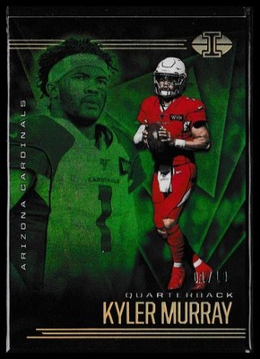 2020 Panini Illusions #49 Kyler Murray Trophy Collection Green #/10