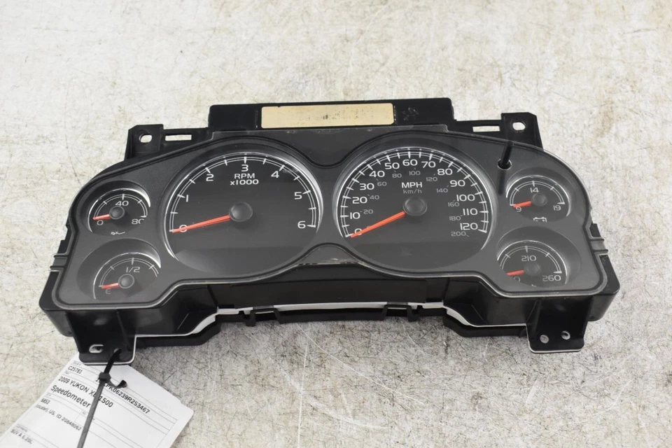 2009 GMC Yukon XL 1500 Speedometer Cluster Used 150K Miles OEM 257-06853 - Image 2 of 4