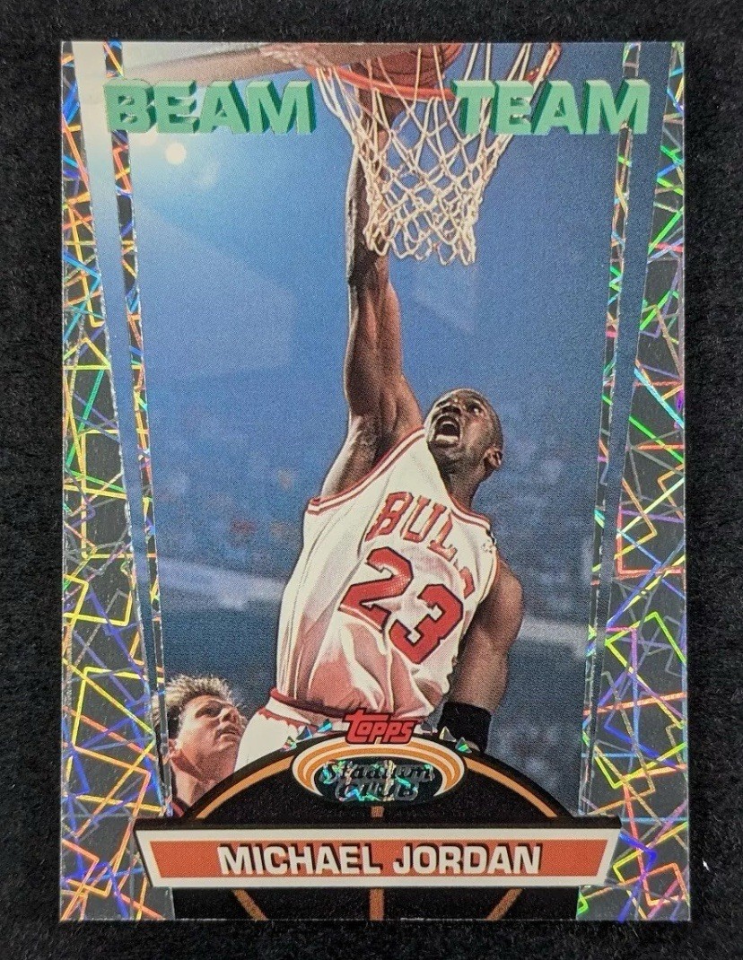 Michael Jordan 1992 Stadium Club #1 Beam Team Price Guide - Sports 