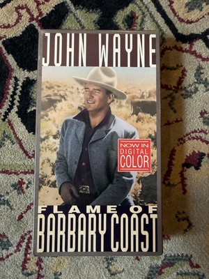 Flame of Barbary Coast VHS John Wayne Digital Color