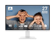 MSI PRO MP273QW E2 AMZ 27" IPS QHD COMPUTER MONITOR ADAPTIVE-SYNC - WHITE