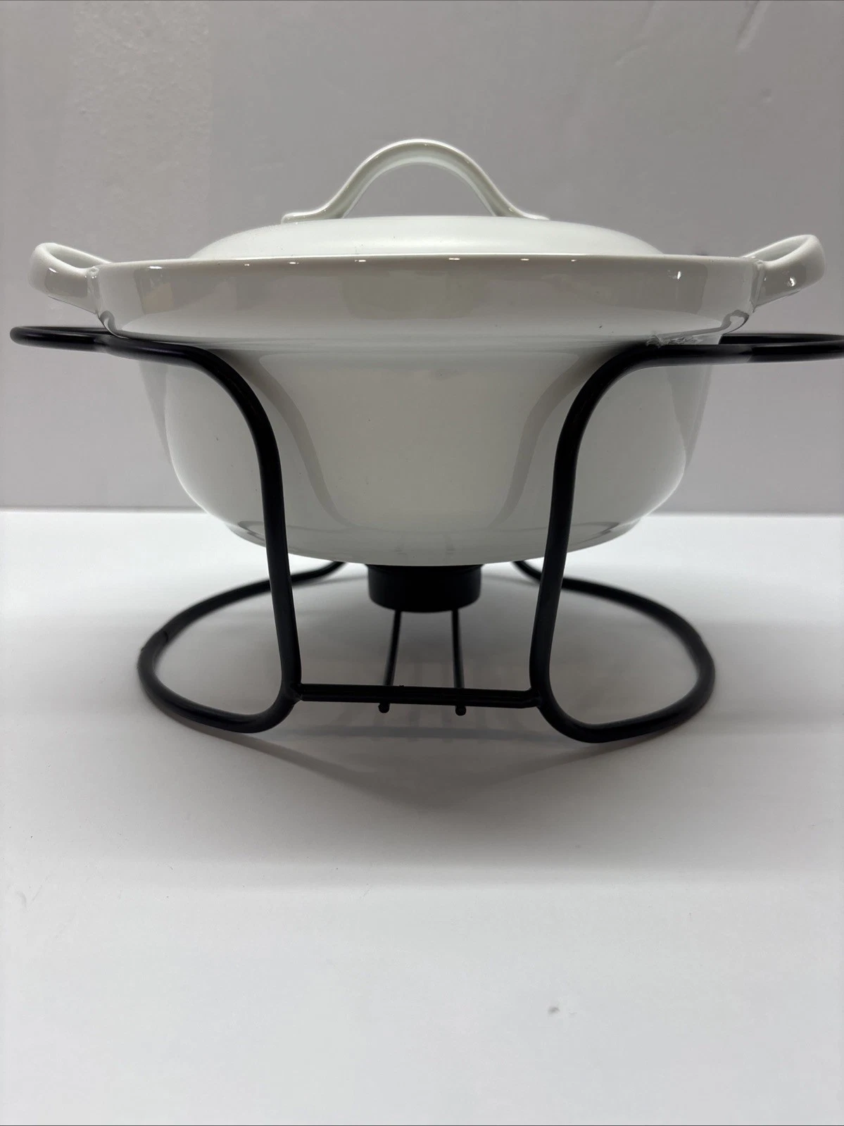 Denmark Tools for Cooks 2 pcs Porcelain Casserole Pan w/Rack