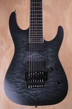 ESP LTD Deluxe M-1007 7-String Electric Guitar in See Thru Black Sunburst Satin