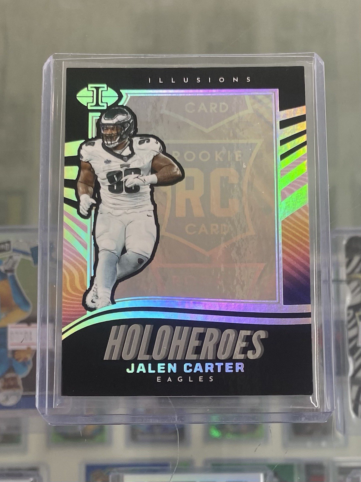 Jalen Carter Panini Illusions Holoheroes Rookie #18 Base