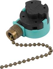 Ceiling Fan Switch ZE-268S6, Ceiling Fan Pull Switch, 4 Wire Fans Accessories Sw