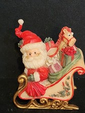 1986 Enesco The North Pole Village Santa Claus # 871354