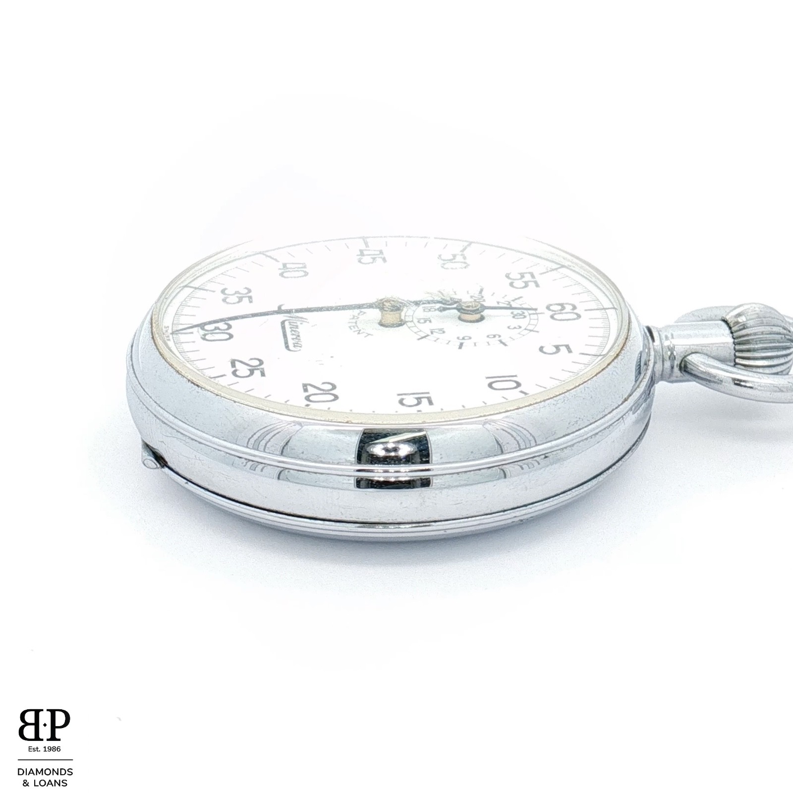 Vintage Minerva Swiss Mechanical Stopwatch Dial Side … - Gem