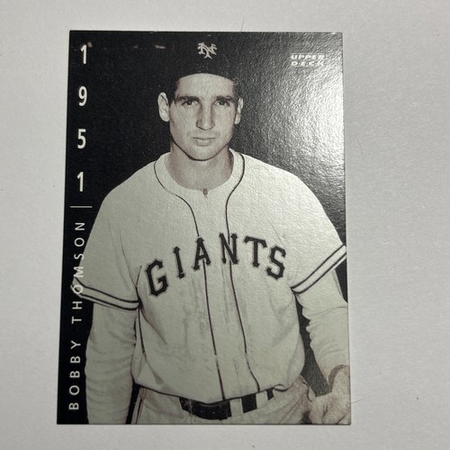 1994 Upper Deck The American Epic Bobby Thomson #58 card