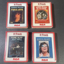 Sealed Lot Ronnie Milsap 8 Track 4 Tapes Cartridges 1970 s Country Pure Love New