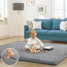 Baby Play Mat for Floor Tummy Time Mat Nursery Rug Muscle Mat Area Rug Playro...