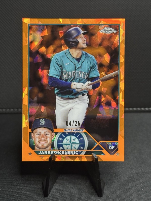 2023 Topps Chrome Update Sapphire Jarred Kelenic /25 Orange #USCS321