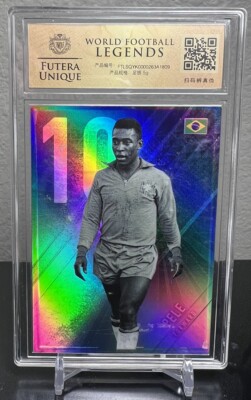 2018 Futera Unique World Football Legends 5gr Silver-Pele Brazil #2