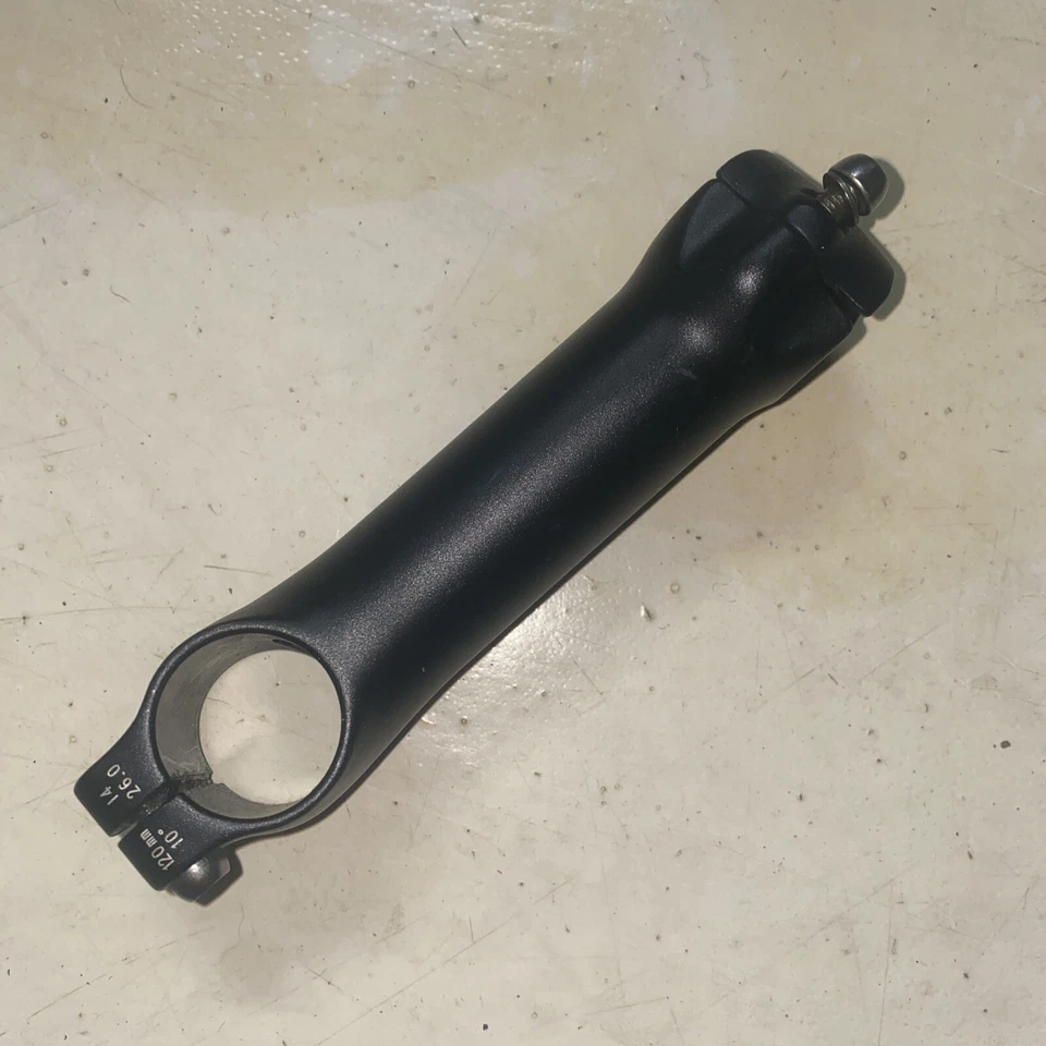 Cannondale bicycle bike stem 120 mm +/- 10 degree 1 1/8th” black alloy 26.0 mm - Image 3 of 4