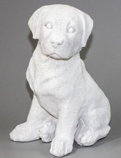 Unpainted Rottweiler Urn Pet Ashes Statue Dog Memorial Funeral Gifts Grave Decor