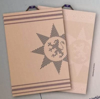 Gerolsteiner Mineralwasser 2er Set Geschirrhandtücher, Ökotex Baumwolle, Neu