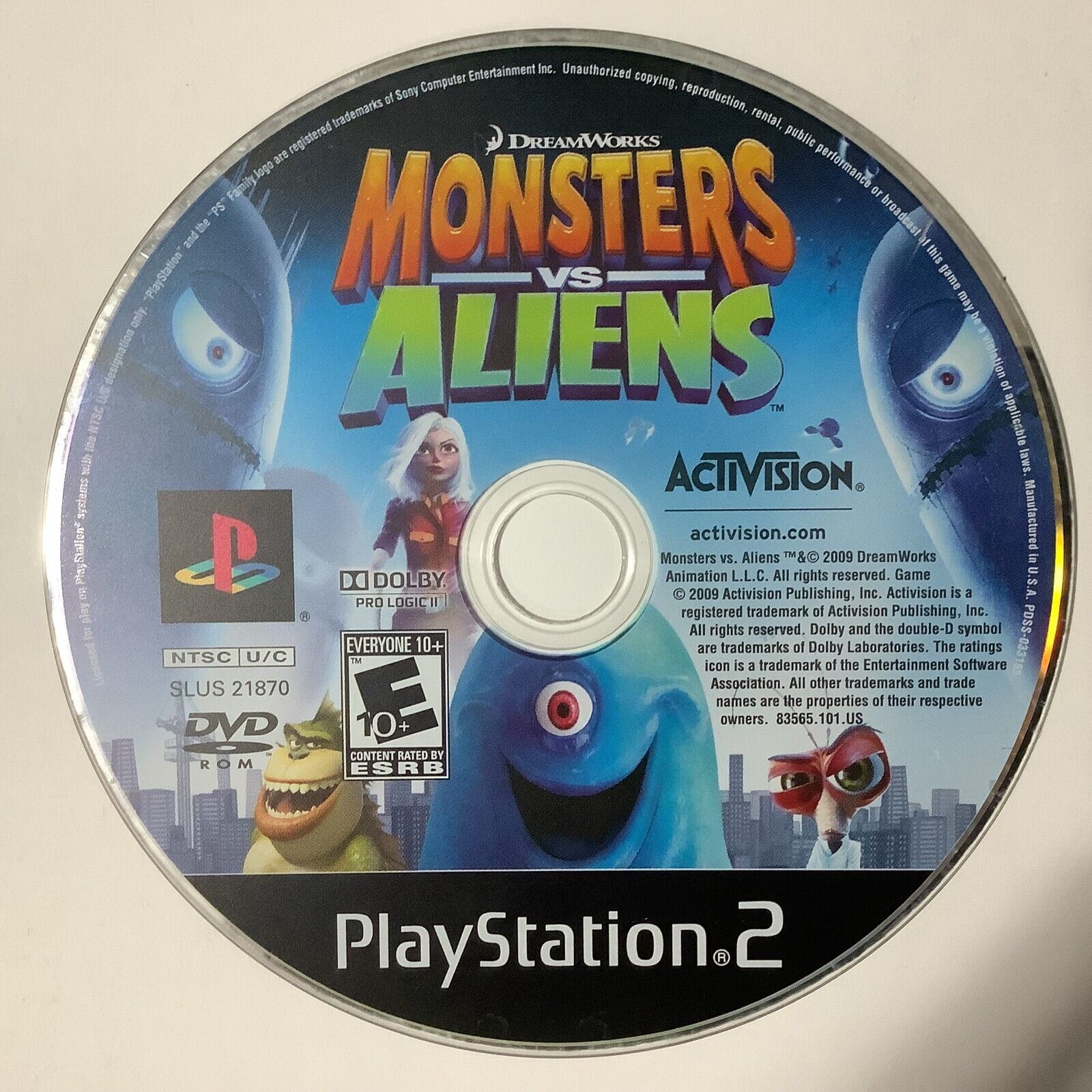 Monsters vs. Aliens • PS2 – Mikes Game Shop