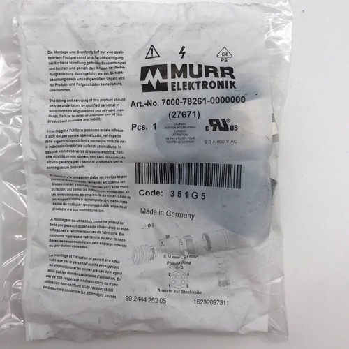 1PCS NEW Connector 7000-78261-0000000 FOR MURR #E4