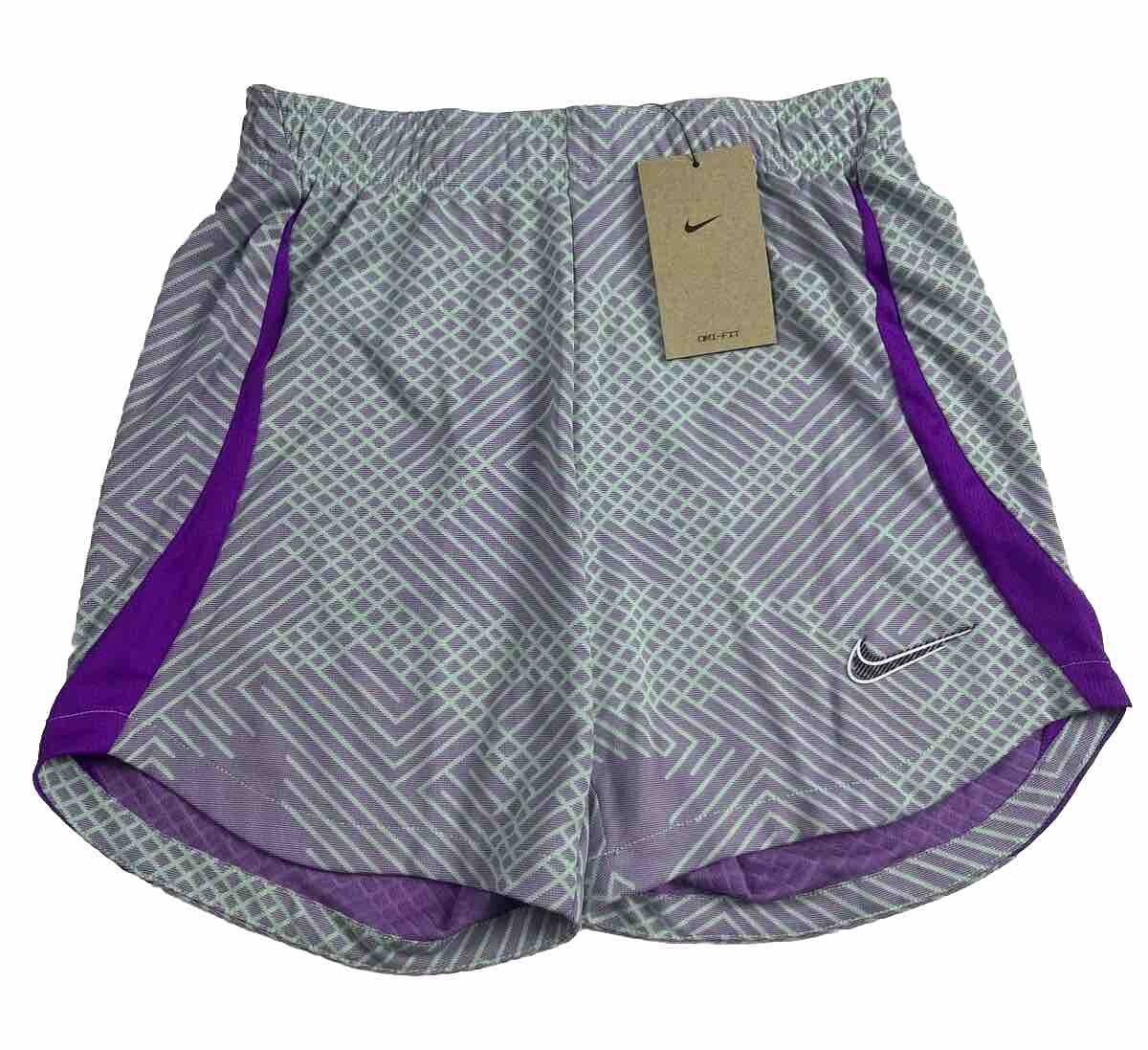 Nike Dri-Fit Strike Soccer/Football Shorts Womens Size XS-DV2867 Purple  Neon NEW