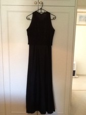 New Opera Long Ball Gown Lace bodice netting underskirt Size 14