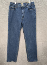Red Head Jeans Mens 32x32 Blue Denim Tapered Leg Workwear Outdoors Casual