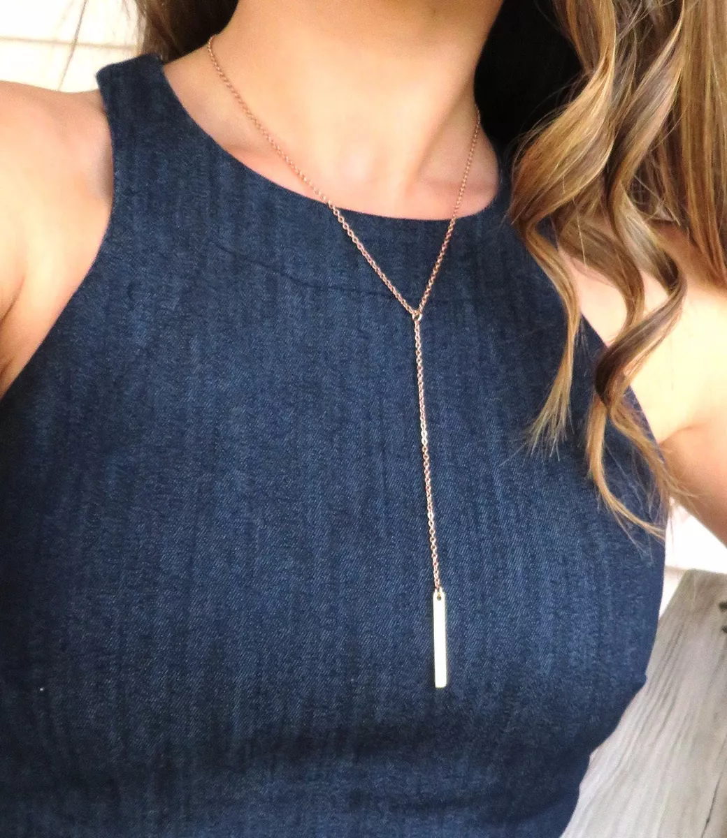 Lariat on sale bar necklace
