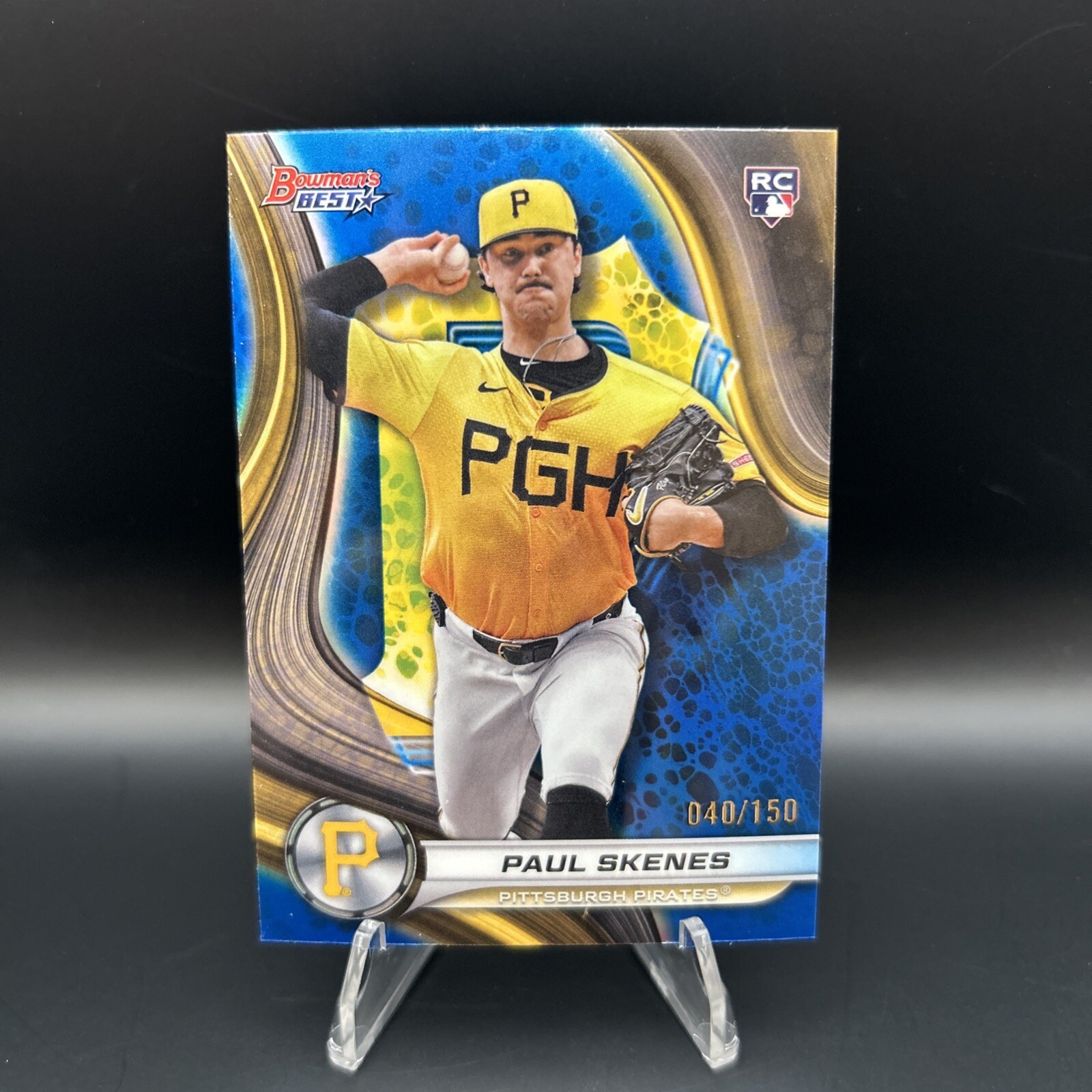 2024 Bowman’s Best Paul Skenes Blue /150 RC #53