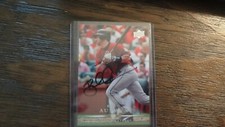2008 UPPER DECK BRAD AUSMUS AUTOGRAPHED BASEBALL CARD 