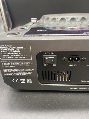 Gemini CDJ-203 Professional CD Player -UNTESTED- No Power Cord | eBay
