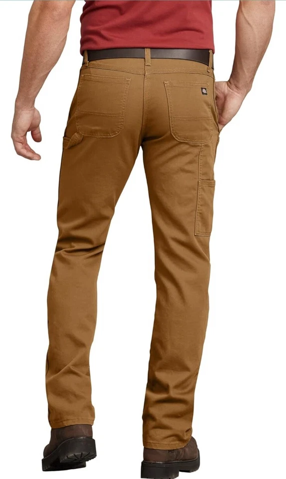 Dickies Men's Carpenter Pants Tough Max Duck Brown Duck, 42W x 30L - Image 2 of 4