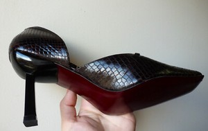 Vintage Genuine Snake Skin Pumps RARE Fashion Shoes Limited Edition NEVER WORN