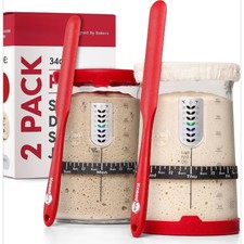 Pro Sourdough Bread Starter Kit- 34 oz Large ...